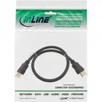 INLINE HDMI Kabel, HDMI-High Speed mit Ethernet, Stecker/Stecker, schwarz, 2,5m