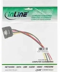 INLINE SATA Stromadapterkabel, 1x 13,34cm (5,25") BU/15pol SATA ST, Lasche, 0,30m