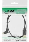 INLINE Micro-USB 2,0 Kabel, USB-A Stecker an Micro-B Stecker gewinkelt,...