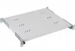 19" Fachboden perforiert, 1HE, 250mm, 20kg, Triton RAC-UP-250-A1, lichtgrau