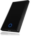 ICY BOX IB-273StU3 black - Ext. HDD-Case, 1x SATA 2.5" to 1x USB 3.0, blue circle