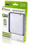 FANTEC ALU7MMU3 silber Aluminium, 2,5" SATA, USB 3.0, 7mm Ba
