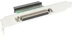 INLINE SCSI III U320 Slotblech, 68pol mini Sub D Buchse / Buchse, innen/au&szlig;en