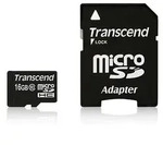 TRANSCEND microSDHC Kit 16GB, UHS-I