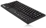 KEYSONIC KSK-5031IN (DE) Industrie Tastatur, USB, Touchpad +2 Maustasten, schwarz,