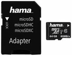 HAMA 124140 MSDXC64GB C10 80MB/S +A/M