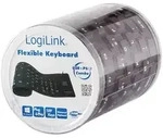 LOGILINK Flexible Waterproof Keyboard schwarz, PS/2 & USB, DE