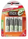 ANSMANN AA maxe+ NiMH Akku 2.500 mAh 4er Pack