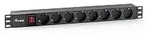 Equip Steckdosenleiste schwarz 8-fach, 1.8m