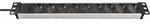 BRENNENSTUHL Premium Alu-Line 19"-Steckdosenleiste 9-fach