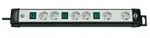 BRENNENSTUHL Premium-Line Technik mit Schalter 6fach sw/gr 3m