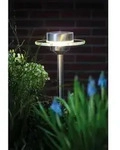 PAULMANN Special Solarspie&szlig; Ufo IP44 LED 1x0,2W Edelstahl/Klar Edelstahl/Glas