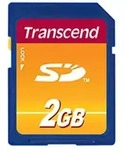 TRANSCEND SD Card Standard 2GB