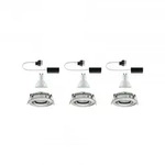 PAULMANN EBL Set Nova Plus IP65 schwenkbar LED 3x 7W 230V GU10 51mm Eisen geb/Alu
