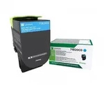 LEXMARK 71B20C0 R&uuml;ckgabe-Tonerkasette Cyan 2.300 Seiten
