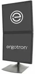 ERGOTRON DS100 Standfuss fuer zwei Monitore vertikal angeordnet bis 68,6cm 27Zoll max