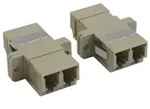 INLINE LWL Kupplung, Duplex LC/LC, multimode, beige, Keramik-H&uuml;lse