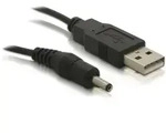 DeLOCK USB 2.0 Kabel A-Stecker/DC-Stecker 1.5m