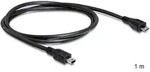 DeLOCK USB 2.0 Kabel Mini-B/Micro-B schwarz 1m