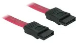 DELOCK SATA Kabel rot 0.3m, gerade/gerade