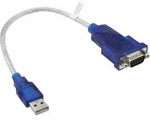 INLINE USB zu Seriell Adapterkabel, Stecker A an 9pol Sub D Stecker