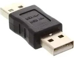 INLINE USB 2,0 Adapter, Stecker A auf Stecker A
