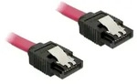 DeLOCK SATA 6Gb/s Kabel rot 0.3m, gerade/gerade
