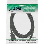 INLINE USB 3,0 Kabel, A Stecker / Buchse, schwarz, 2,5m