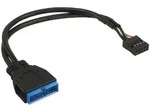 INLINE Kabel USB 3.0-Stecker > USB 2.0-Buchse 15cm