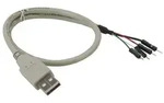 INLINE USB 2.0 Kabel A-Stecker/Pfostenstecker 0.4m Pfostenanschluss, 0,4m