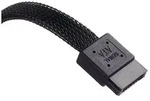 SILVERSTONE SATA III Kabel 50cm - sleeved black