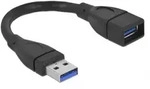DELOCK Kabel USB 3.0 Verl&auml;ngerung A Stecker > A Buchse 15cm
