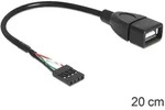 DELOCK USB 2.0 (Buchse) auf USB 2.0 Pin Header, 0.2m