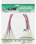 INLINE L&uuml;fter Adapterkabel, 12V zu 5V, f&uuml;r 3 L&uuml;fter