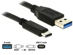 DELOCK Kabel USB 3.1 A Stecker > C Stecker 1m TypA HOST - TypC DEVICE