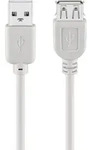 GOOBAY USB 2.0 Hi-Speed Verl&auml;ngerungskabel, Grau, 1.8 m - USB 2.0-Stecker (Typ A) -