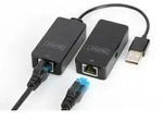 DIGITUS USB Extender, USB 2.0, 50 m f&uuml;r Gebrauch mit CAT5 (oder h&ouml;her) Kabel