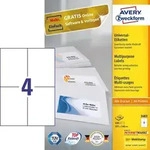 AVERY Artikelnr. 3483, Etiketten wei&szlig;, 400 Etiketten/100 Bo