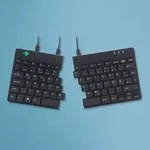 R-GO Split Tastatur DE-Layout schwarz