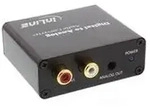 INLINE Audio-Konverter Digital zu Analog, Toslink & Cinch Bu Eingang zu Cinch Stereo