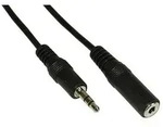 INLINE Klinke Verl&auml;ngerung, 3,5mm Klinke Stecker/Buchse, 5m Stereo