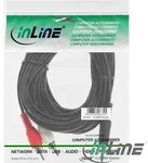 INLINE Cinch/Klinke Kabel, 2x Cinch St/3,5mm Klinke St, 10m