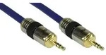 INLINE Klinken-Kabel PREMIUM, 3,5mm Stecker / Stecker, 0,5m