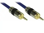 INLINE Klinken-Kabel PREMIUM, 3,5mm Stecker / Stecker, 3m