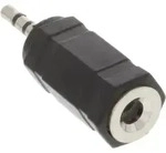 INLINE Audio Adapter, 2,5mm Klinke Stecker zu 3,5mm Buchse, Stereo