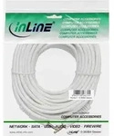 INLINE Klinke Kabel, 3,5mm St/St, Stereo, wei&szlig;/gold, 10m