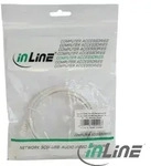 INLINE Klinke Kabel, 3,5mm Stecker/Stecker, wei&szlig;/gold, 1,5m, Stereo