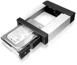 ICY BOX IB-158SK-B black - "Mobile Rack, 1xSATA 3.5"" to 1xSATA Host, Steel,