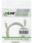 INLINE Patchkabel, SF/UTP, Cat,5e, grau, 0,3m