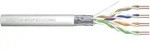 DIGITUS Cat.5e F/UTP Verlegekabel, 305 m, Eca AWG 24/1, 305 m Karton, Sx, Grau